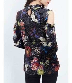 resale clothing, T-shirt top velvet winter floral 101 idées 2019Q